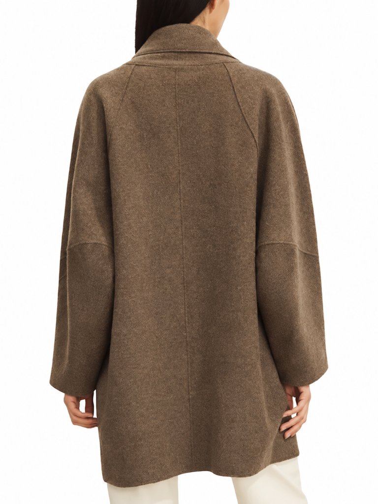Buck Mason Marled Santa Fe Dust Felted Wool Blanket Coat Nwt — image 4 of 8